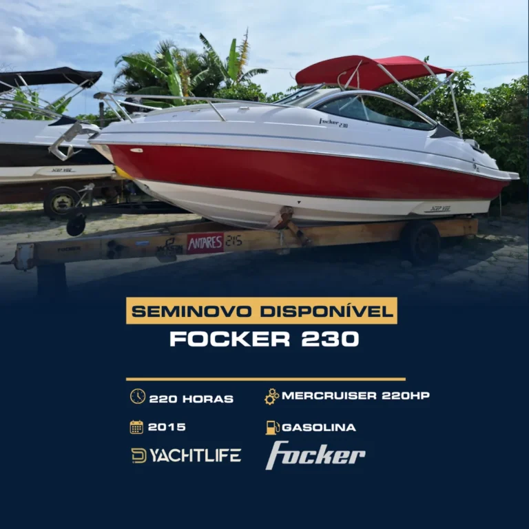 FOCKER 230 220HORAS MERCRUISER 220HP 2015 GASOLINA YACHTLIFE FOCKER