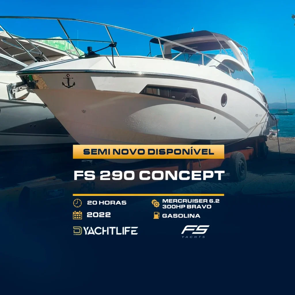 fs 290 concept 20 horas mercruiser 6.2 300hp bravo 2022 gasolina YACHTLIFE SCHAEFER YACHTS