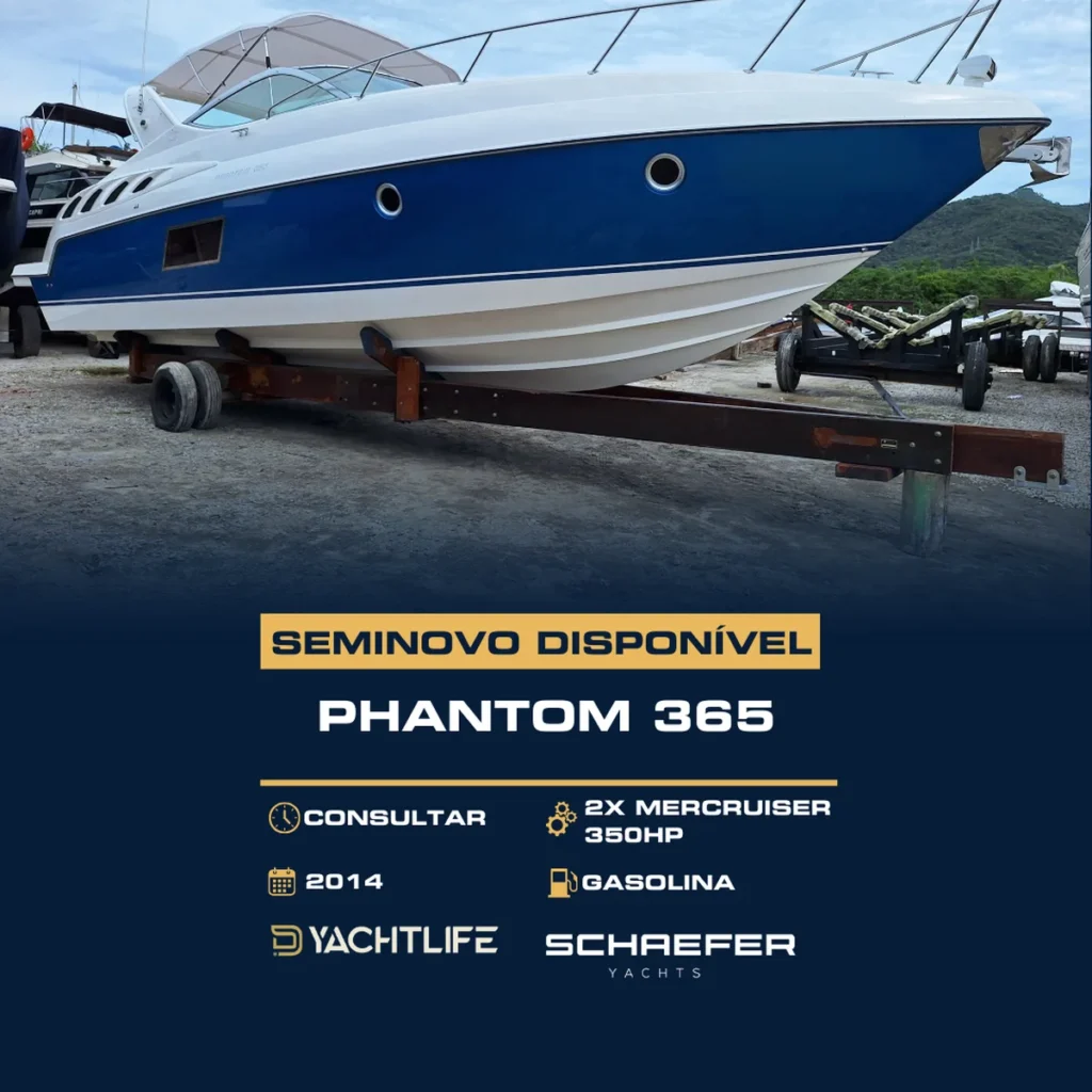 Phantom 365 2x mercruiser 350HP 2014 gasolina YACHTLIFE SCHAEFER YACHTS